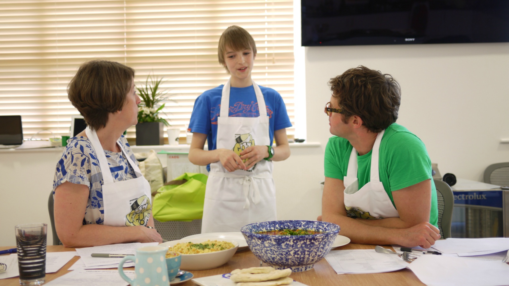 From left to right: Jayne Cross, Ben Acott and Stefan Gates